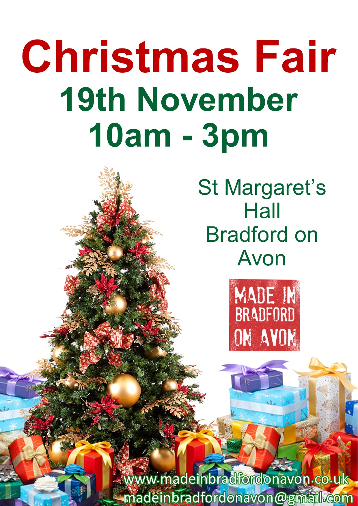 Made in Bradford on Avon Christmas Fair Bradford on Avon Town Council