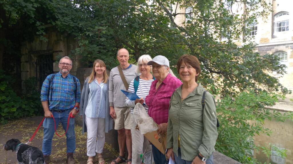 (left to right) councillor Tim Trimble, councillor Sarah Gibson, Simon Kay, Liz Stephen, Gill Brooks and councillor Alex Kay.