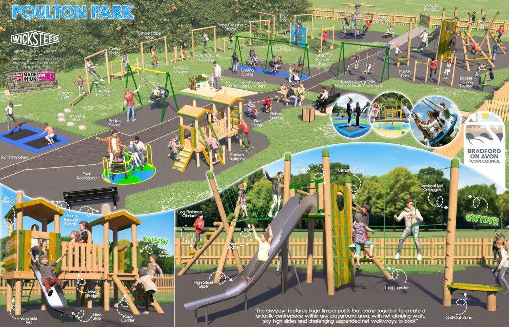 New Poulton Park play area design