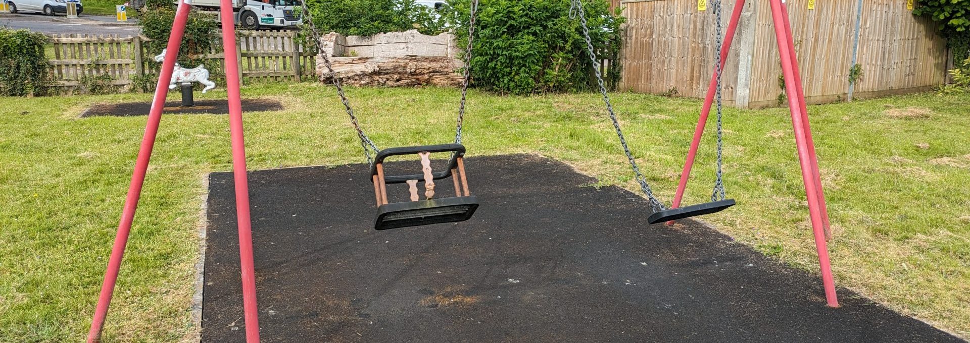 Spencer's Orchard, Bradford on Avon swing set